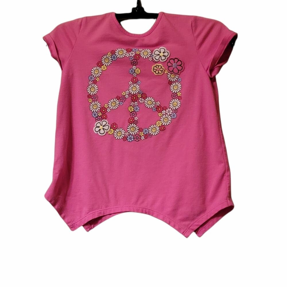 365 Kids Girls Short Sleeve Pullover Soft To